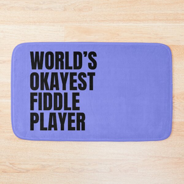Item preview, World's Okayest Fiddle Player - Black designed and sold by Cutsandsparks.