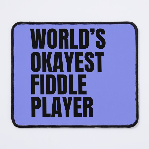 Item preview, World's Okayest Fiddle Player - Black designed and sold by Cutsandsparks.