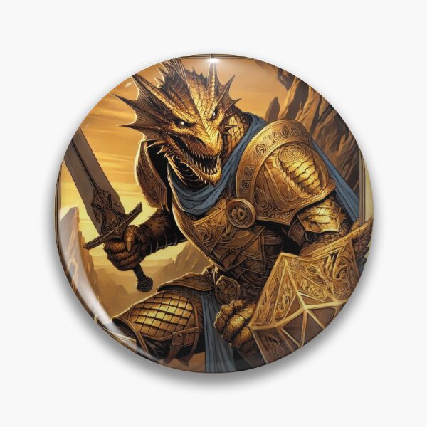 Item preview, Brass Dragonborn Fighter designed and sold by Johnny MeatShield.