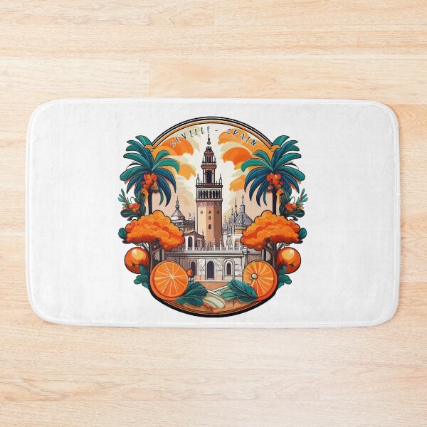 Item preview, Vintage Travel Sticker Seville – Minimalist Retro Art for Travel Lovers designed and sold by pod24.
