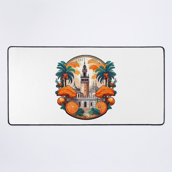 Item preview, Vintage Travel Sticker Seville – Minimalist Retro Art for Travel Lovers designed and sold by pod24.