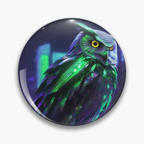Item preview, Techno Owl designed and sold by MarkLines.