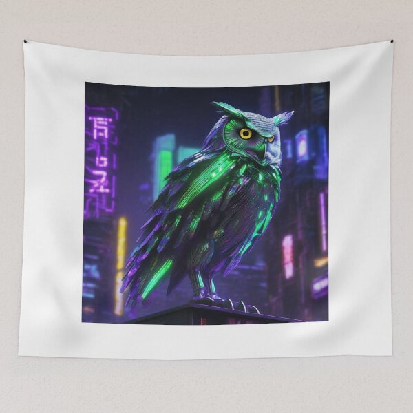 Item preview, Techno Owl designed and sold by MarkLines.