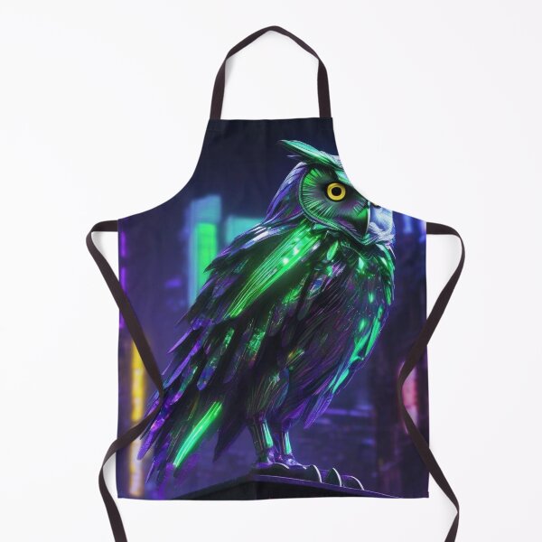 Aperçu de l'œuvre Techno Owl créée et vendue par MarkLines.