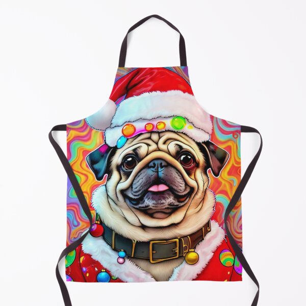 Item preview, The Santa Claus Pug designed and sold by cfbennettmedia.
