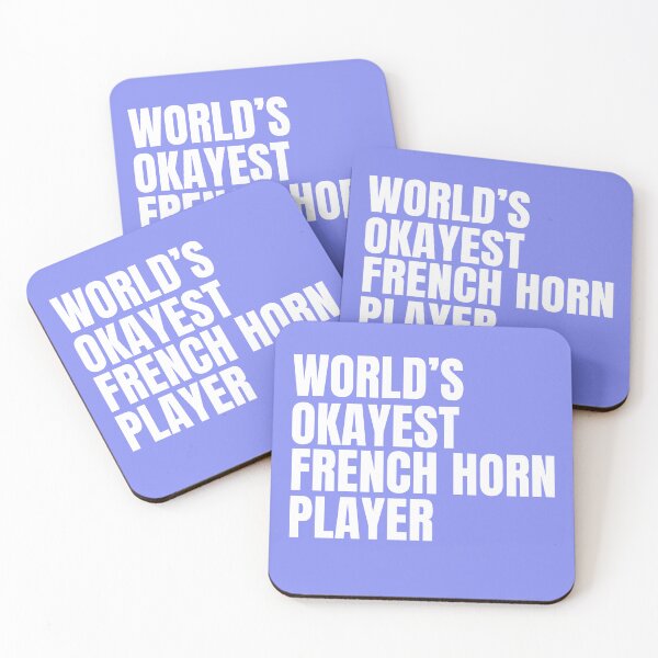 Item preview, World's Okayest French Horn Player - White designed and sold by Cutsandsparks.