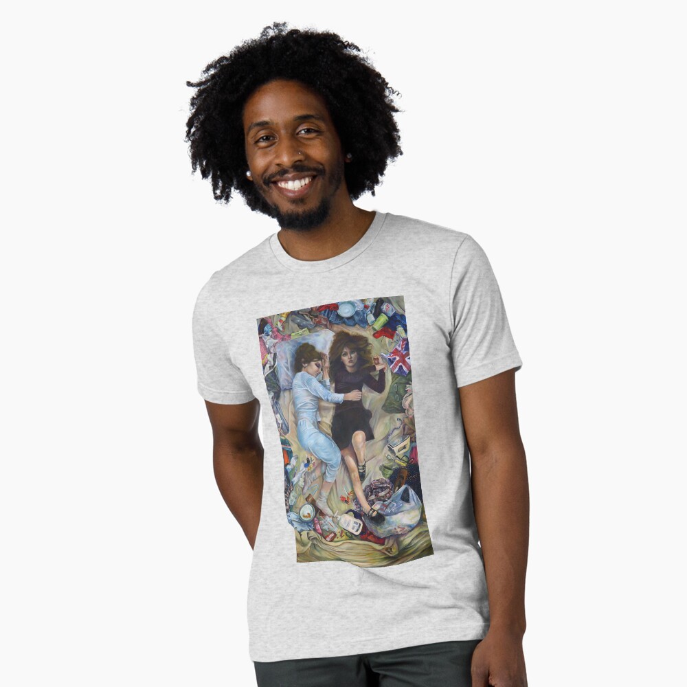 Item preview, Tri-blend T-Shirt designed and sold by catedolphinart.