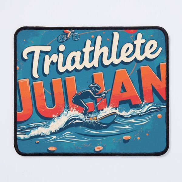 Item preview, Dynamic Triathlete Julian- Swim, Bike, Run designed and sold by Triathlongram.