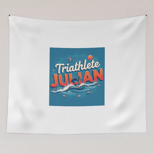 Item preview, Dynamic Triathlete Julian- Swim, Bike, Run designed and sold by Triathlongram.