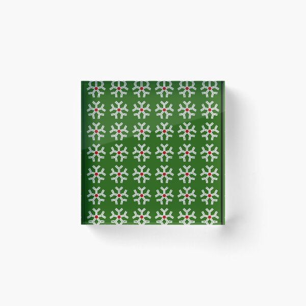 Item preview, IgE Antibody pattern - Holiday & Christmas (green) designed and sold by MicroMarket.
