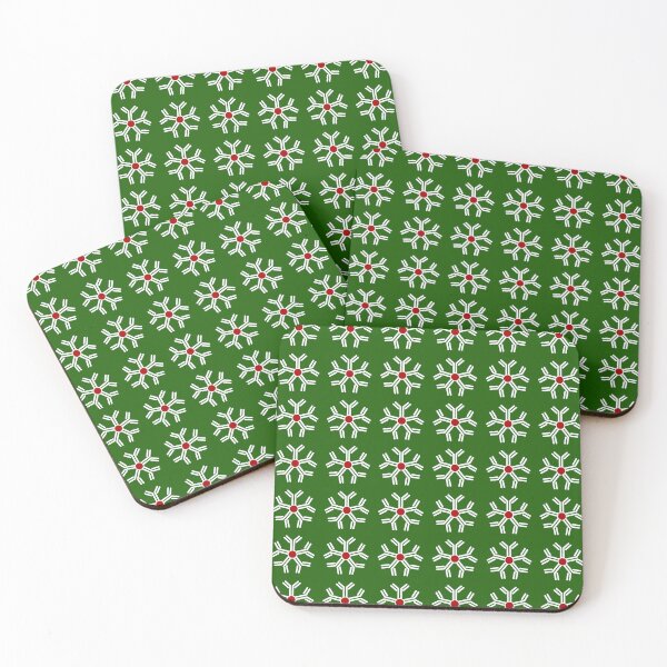 Item preview, IgE Antibody pattern - Holiday & Christmas (green) designed and sold by MicroMarket.