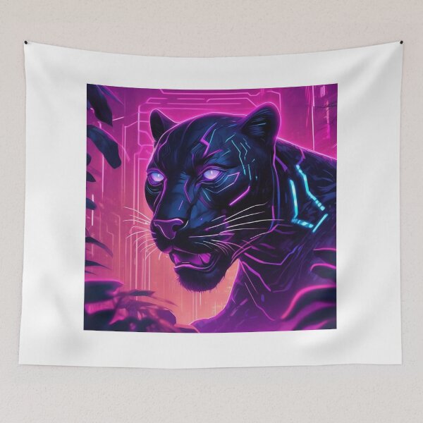 Item preview, Laser-Eyed Panther in Cyber Jungle designed and sold by MarkLines.
