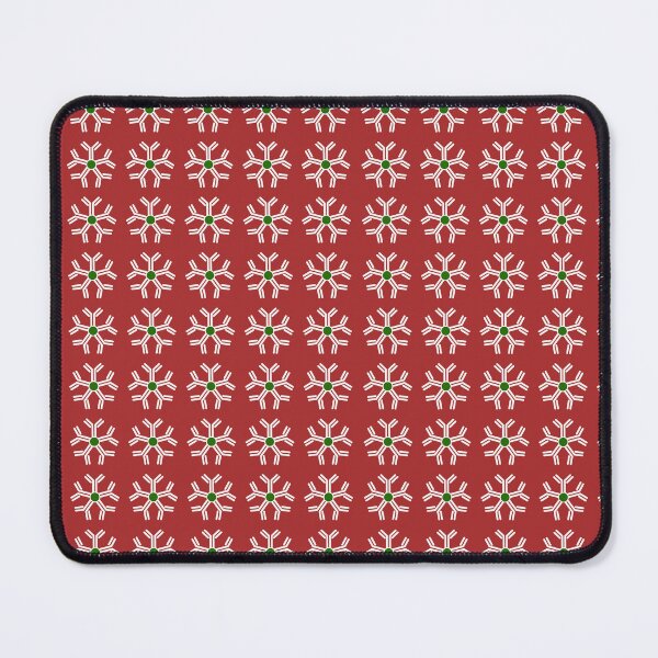 Item preview, IgE Antibody pattern - Holiday & Christmas (red) designed and sold by MicroMarket.
