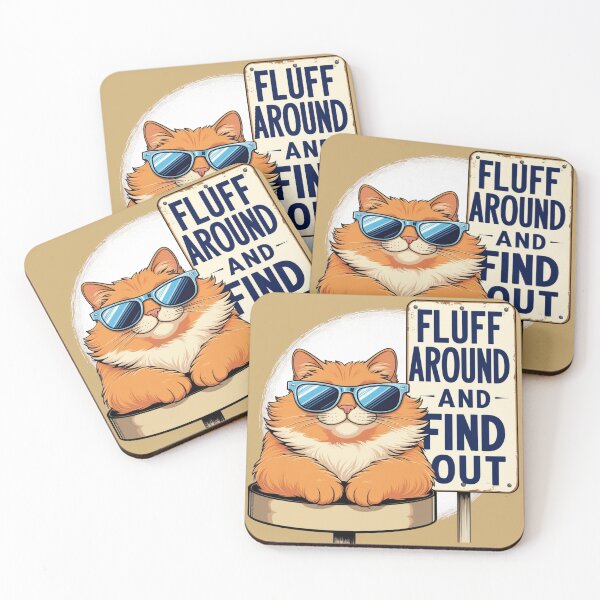 Item preview, Fluff around and find out cat design designed and sold by Tuczykson.