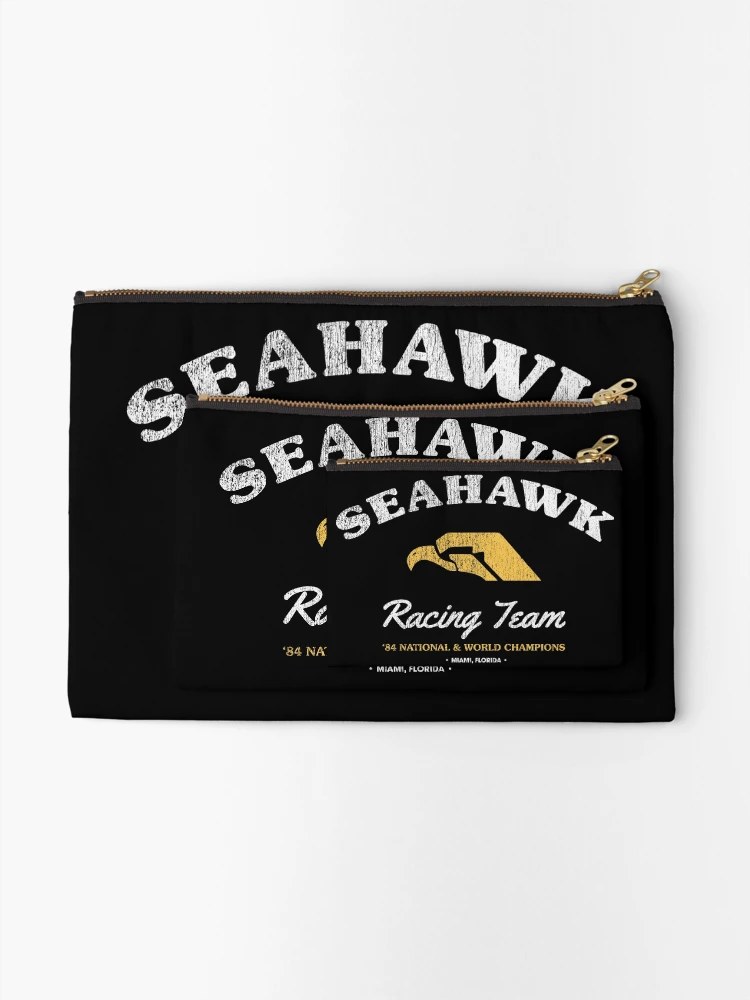 Thumbnail 2 of 4, Zipper Pouch, Seahawk Racing designed and sold by brianhillDESIGN.