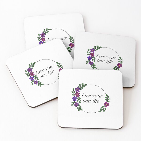 Item preview, Live your best life floral designed and sold by bri-39.