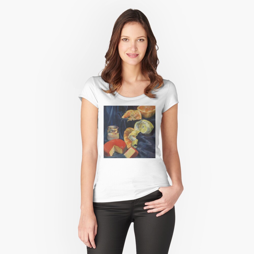 Item preview, Fitted Scoop T-Shirt designed and sold by catedolphinart.