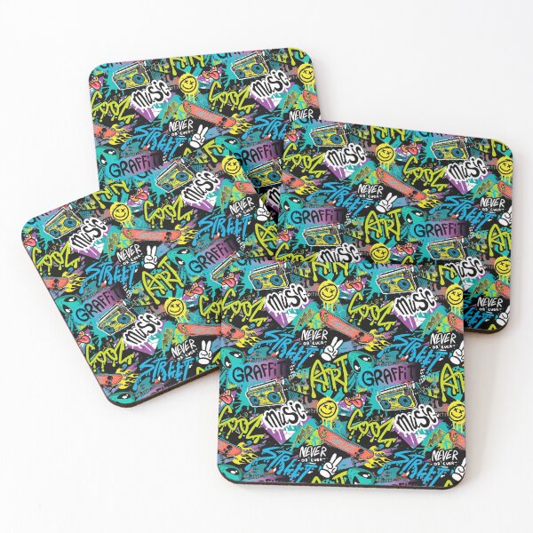 Item preview, graffiti pattern with various words designed and sold by TYTOS-SHOP.