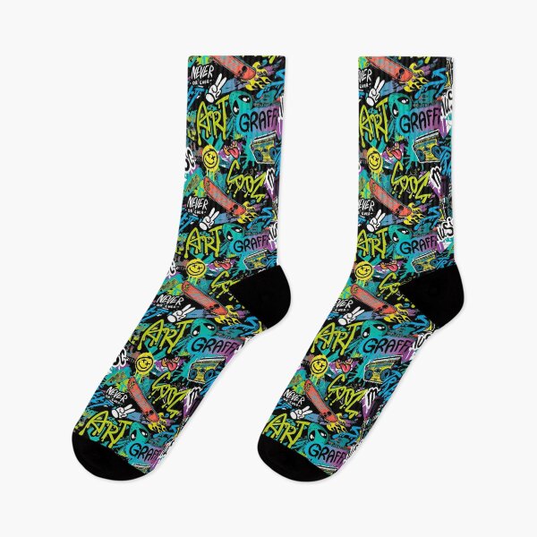 Item preview, graffiti pattern with various words designed and sold by TYTOS-SHOP.
