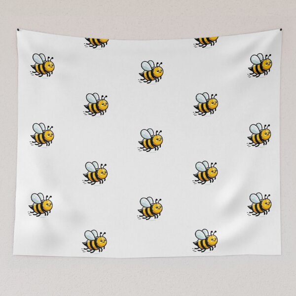 Item preview, Happy Cartoon Bee designed and sold by Pixel-Lift.