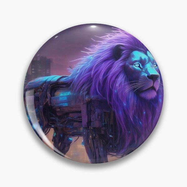 Item preview, Mecha Lion with Neon Mane designed and sold by MarkLines.