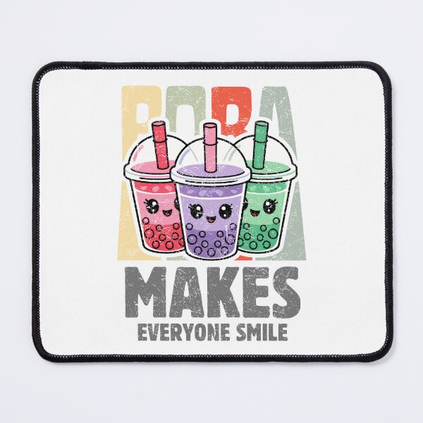 Item preview, Happy Boba, Happy Colors: A Delightful Trio designed and sold by SplashTastic.