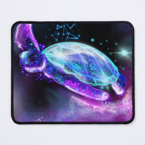 Item preview, Galaxy geometry and dot abstrac turle blue and purple background designed and sold by luckyhue.