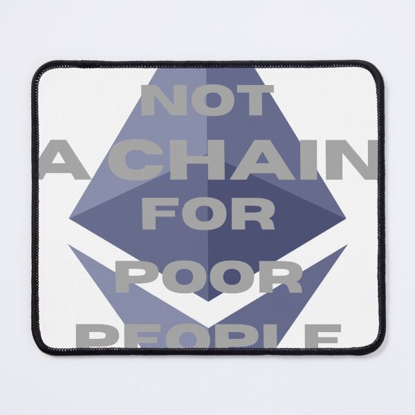 Item preview, ETH This is not a chain for poor people designed and sold by Mikuszyn.