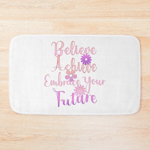 Item preview, Believe Achieve Embrace Your Future Motivational Inspirational Quote designed and sold by Got2BSnazzy.