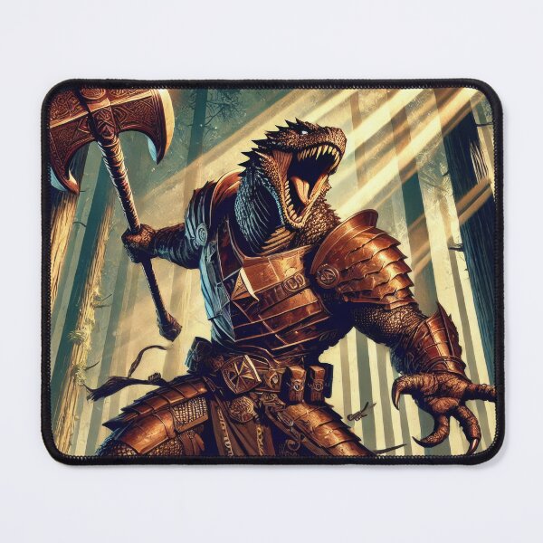 Item preview, Bronze Dragonborn Barbarian designed and sold by Johnny MeatShield.