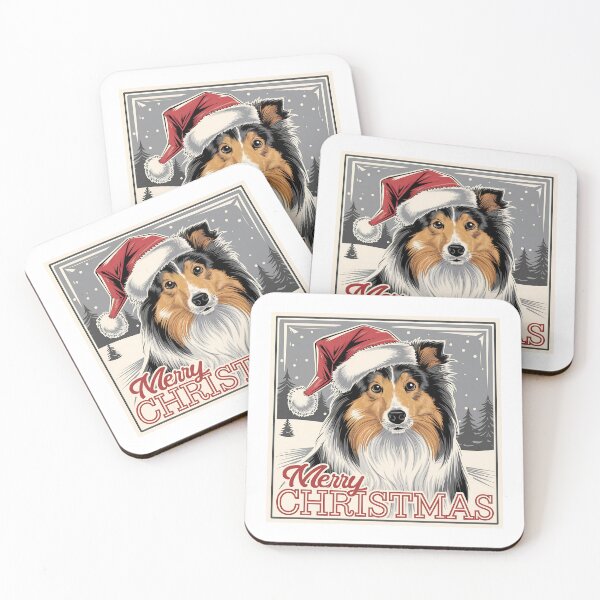 Item preview, Shetland Sheepdog Christmas, Happy Barkydays  designed and sold by FunnyShop4you.