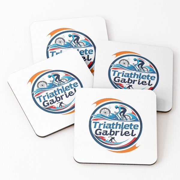 Item preview, Dynamic Triathlete Gabriel- Swim, Bike, Run designed and sold by Triathlongram.