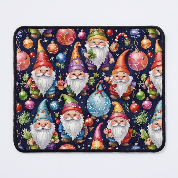 Item preview, Festive Christmas Gnome & Elf Pattern designed and sold by gjsart.