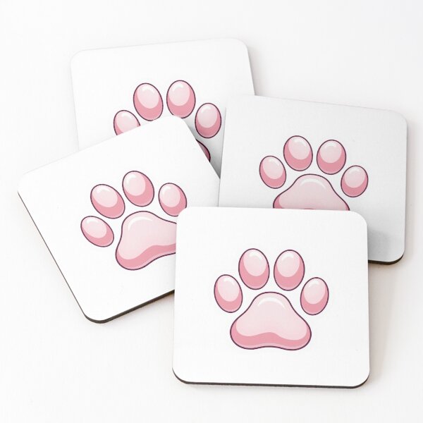Item preview, Pink footprint quotes designed and sold by Polanska.