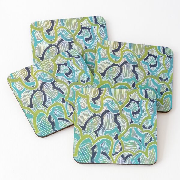 Item preview, Interlocking Curves Abstract Pattern designed and sold by 13th1rt3en.
