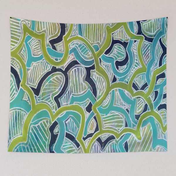 Item preview, Interlocking Curves Abstract Pattern designed and sold by 13th1rt3en.