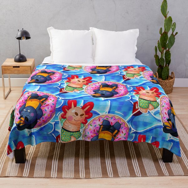 Item preview, axel the axolotl and friend at the pool designed and sold by billp227.