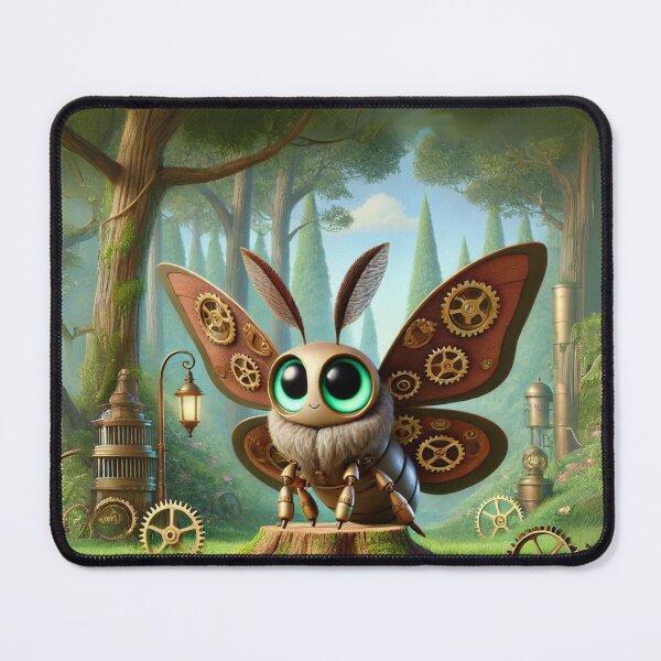 Item preview, Steampunk Giant Wood Moth designed and sold by Sillytoe.