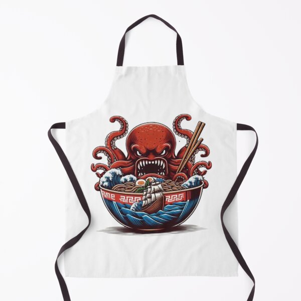 Item preview, Grumpy Kraken Eating Ramen Essential T-Shirt designed and sold by inkfluenceart.