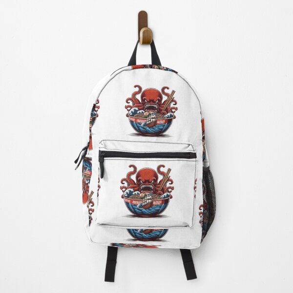 Item preview, Grumpy Kraken Eating Ramen Essential T-Shirt designed and sold by inkfluenceart.