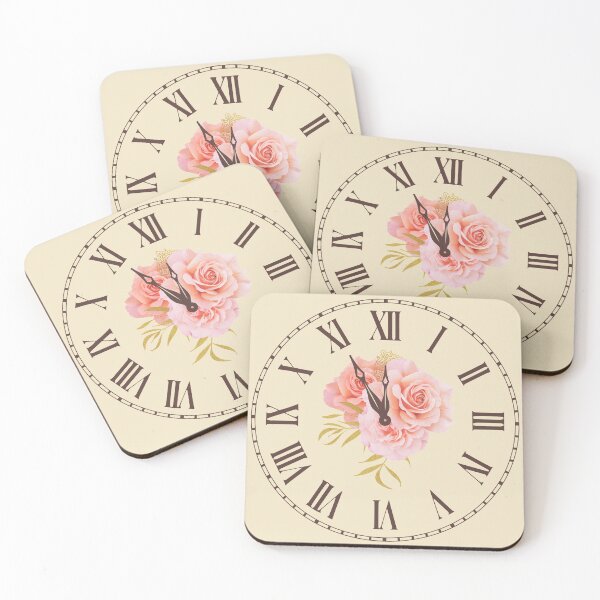Item preview, Five minutes to twelve floral vintage design designed and sold by PavlinaBFDesign.