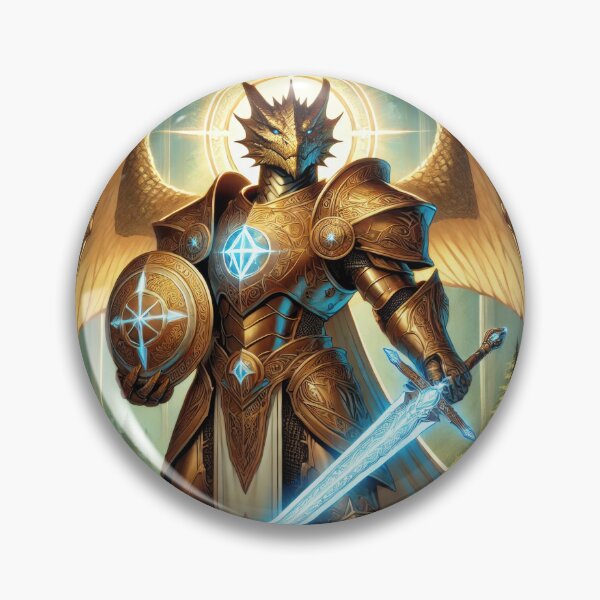 Item preview, Bronze Dragonborn Paladin designed and sold by Johnny MeatShield.