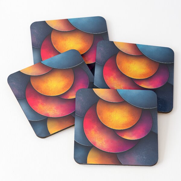 Item preview, Abstract Background of Overlapping Circles designed and sold by KrisArtZone.