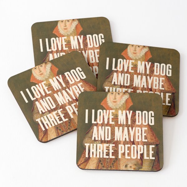 Item preview, I Love My Dog designed and sold by OhFineArt.