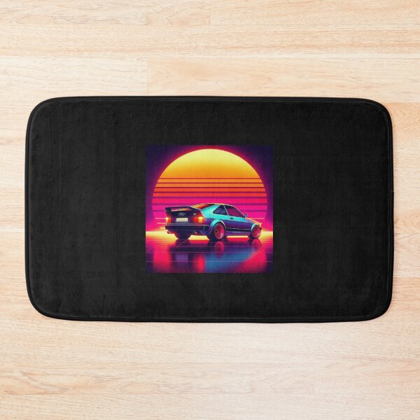 Item preview, Retro 80's Audi Neon Sunset Image designed and sold by neildoch.