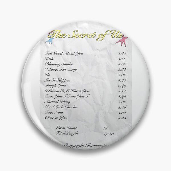 Item preview, The Secret of Us Album Receipt designed and sold by vandaziba.
