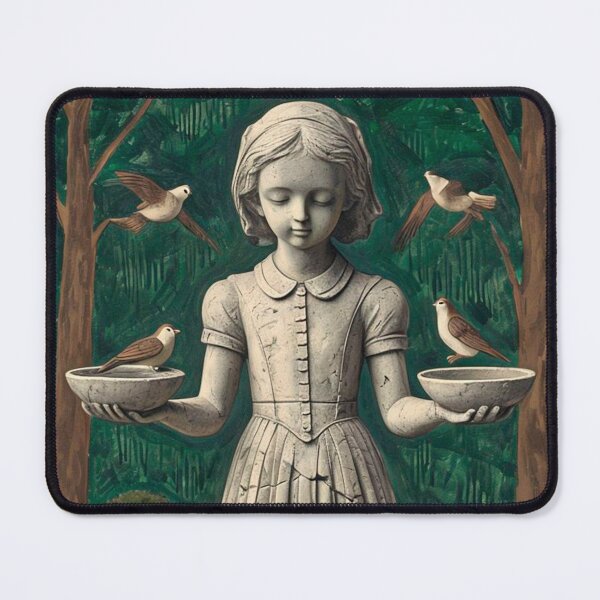 Item preview, Little Wendy Bird Girl Statue designed and sold by artenvironments.