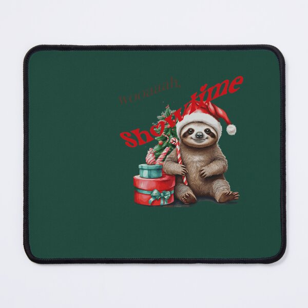 Item preview,  sloth, new sticker, showtime,new stickers, xmas sticker, kawaii sloth, xmas stickers , KAWAII,2025, holidays,gifts, sloth, happy,FOODIESART, designed and sold by FOODIESART.