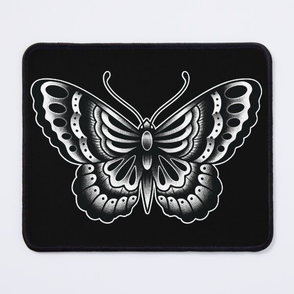 Item preview, Black Butterfly Traditional Tattoo designed and sold by SevenRelics.
