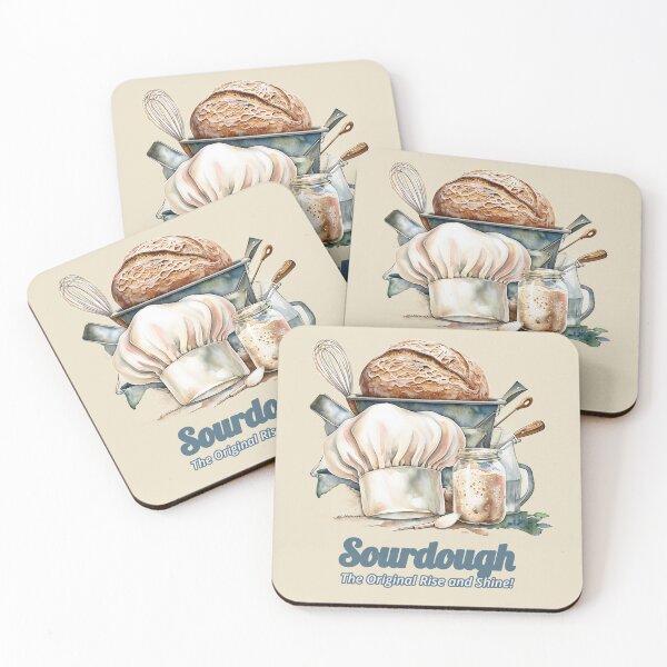 Item preview, SOURDOUGH THE ORIGINAL RISE AND SHINE HOME BAKING BREAD STARTER KIT TOOLS designed and sold by PureInkMerch.
